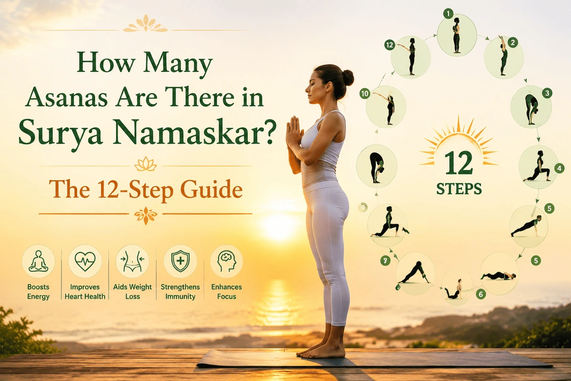 How Many Asanas Are There in Surya Namaskar? The 12-Step Guide