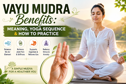 Vayu Mudra Benefits: Meaning, Yoga Sequence & How to Practice