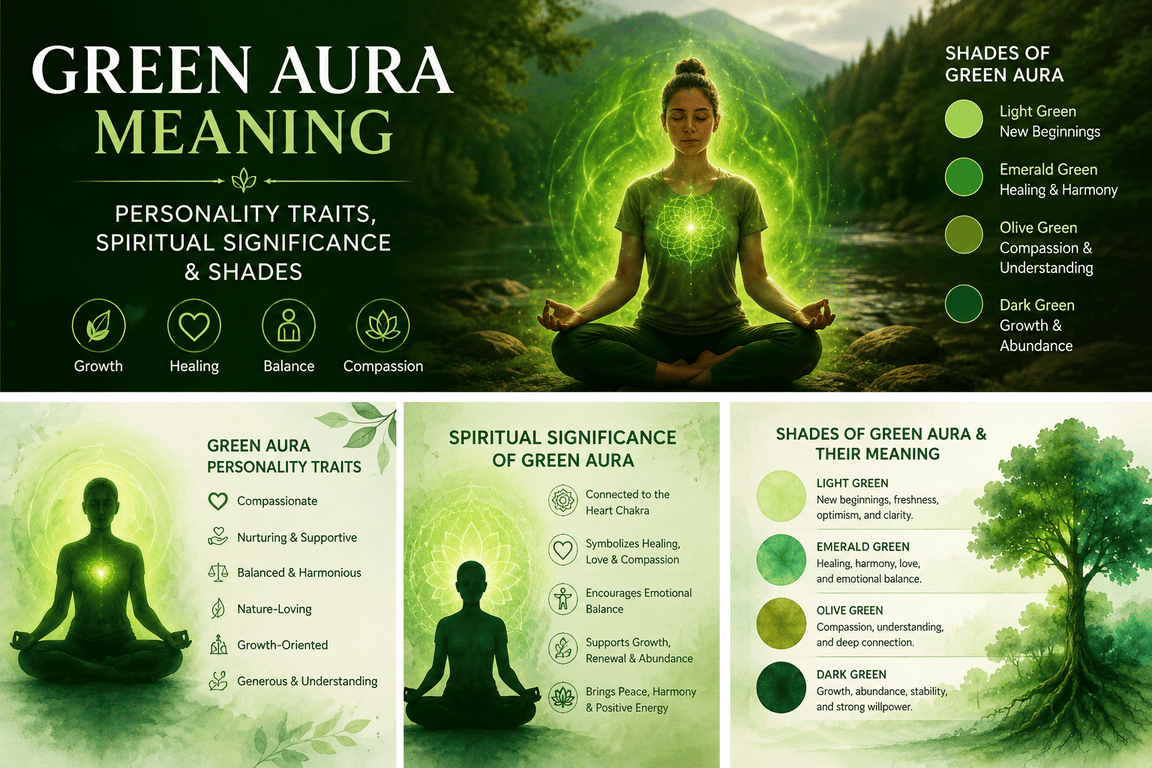 Green Aura Meaning: Personality Traits, Spiritual Significance & Shades